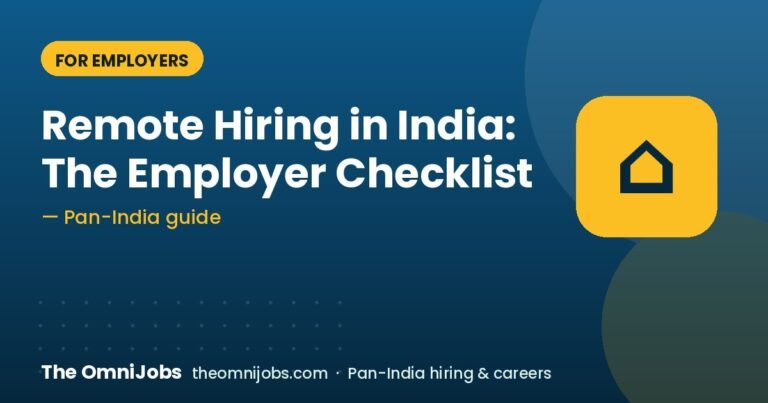 Remote Hiring in India: A Checklist for Employers – The OmniJobs blog