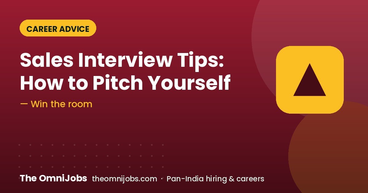 Sales Interview Tips: How to Pitch Yourself and Get Hired – The OmniJobs blog